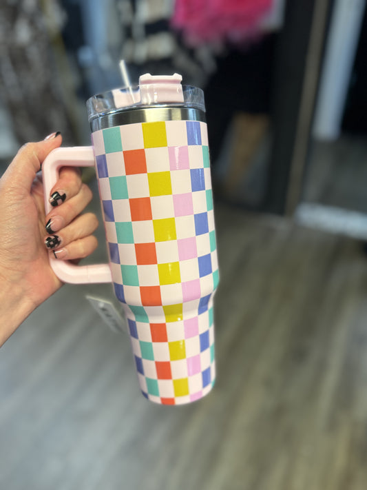 Multi checkered cup