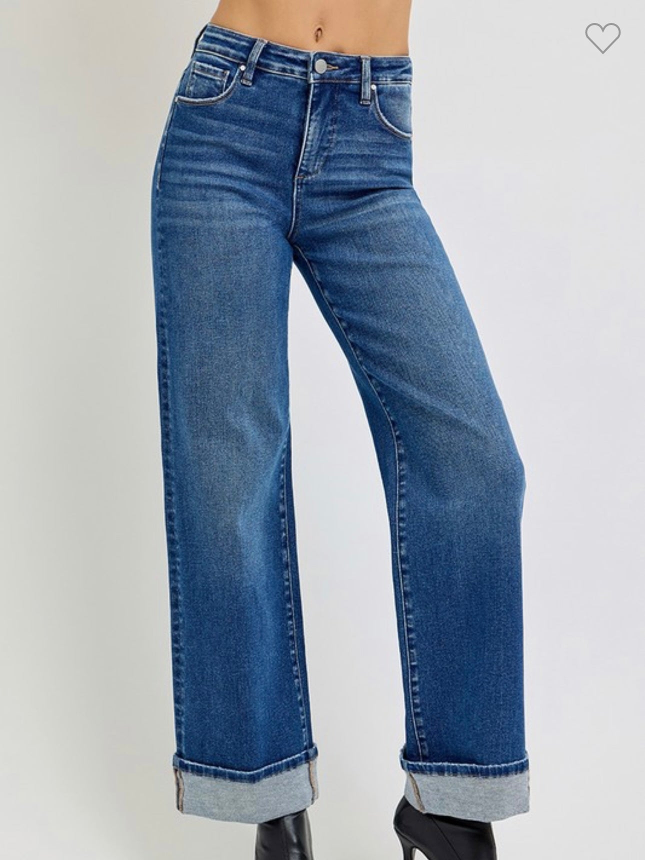 Risen tummy control dark wash jeans