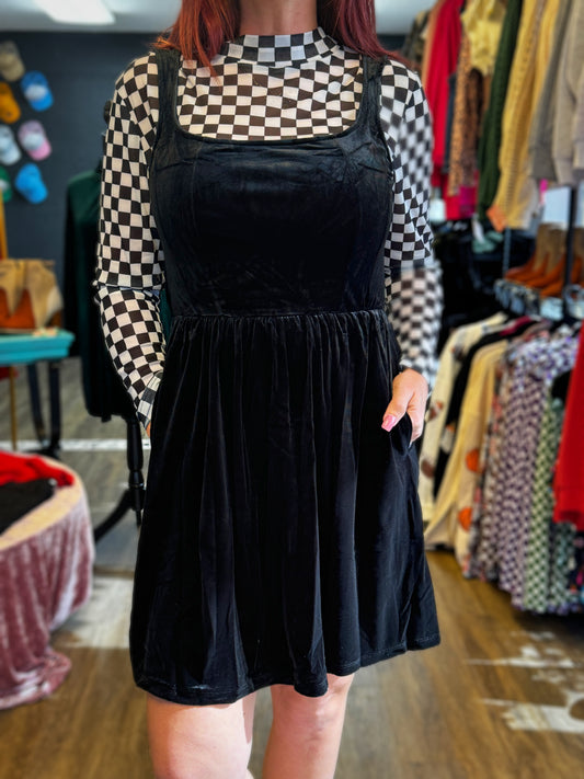 Velvet Black Dress