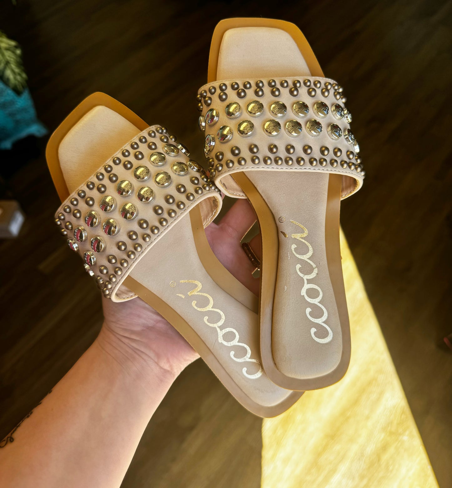 Chrissy Nude Cocci Sandals